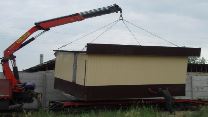 фото услуга перевозки киоска