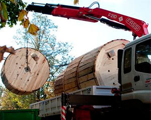фото услуга перевозки катушек с кабелем